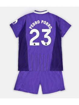 Otroški Nogometna dresi replika Tottenham Hotspur Pedro Porro #23 Tretji 2026-27 Kratek rokav (+ hlače)